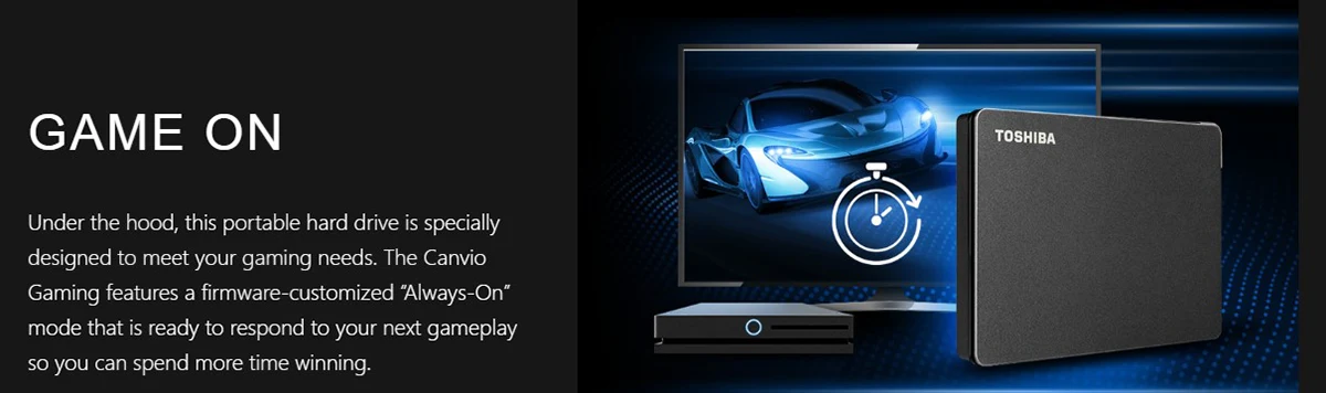 TOSHIBA Canvio Gaming 4TB USB 3.0 External Hard Disk Drive Price in Bangladesh